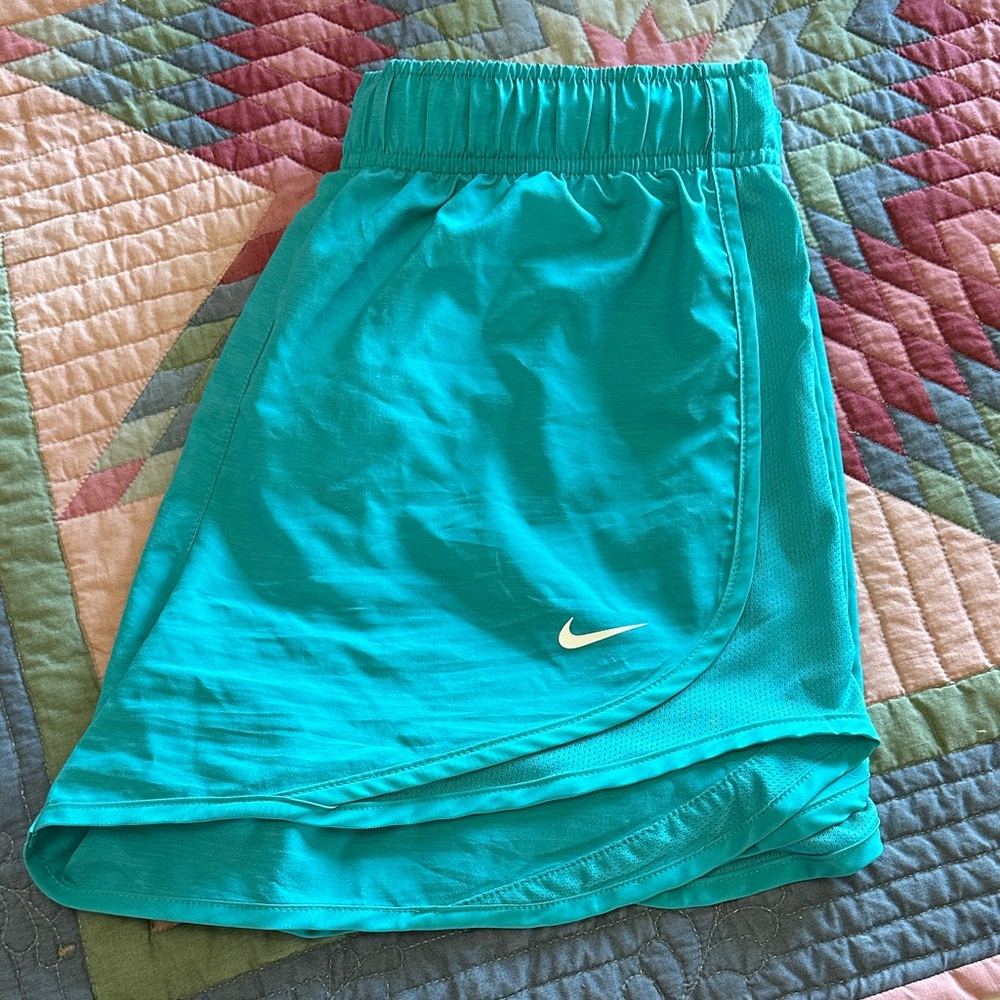 Nike Turquoise Sports Shorts
